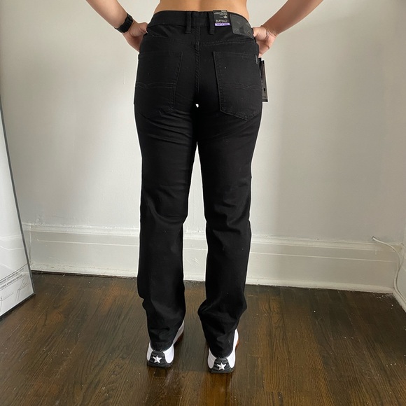 LOW RISE BLACK JEANS - Picture 3 of 6